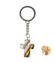 Nøglering med kors i fedtsten