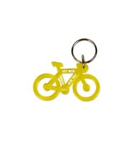 Nøglering med cykel, gul